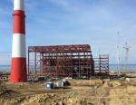 На Сахалинской ГРЭС-2 возведён каркас главного корпуса