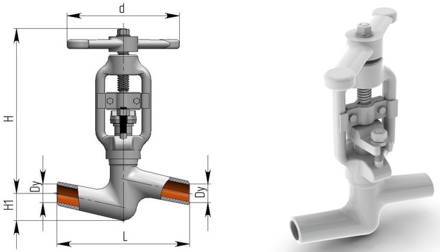 Вентили регулирующие игольчатые 10с-5-2