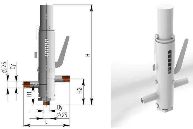 Клапаны предохранительные и импульсные 8с-3-1 (0,25-1,2)