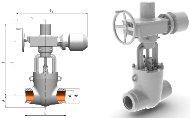 Задвижка 1120-100-Э-01