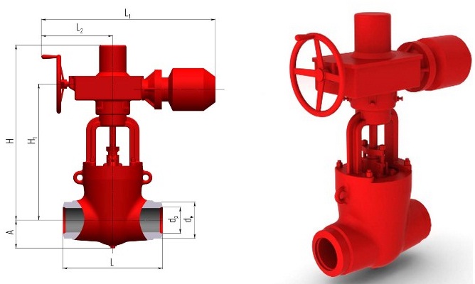Задвижка 1123-100-Э-01