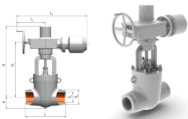 Задвижка 880-150-Э