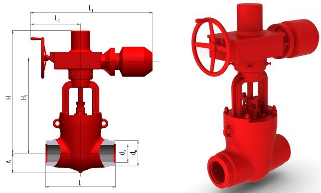 Задвижка 881-150-Э