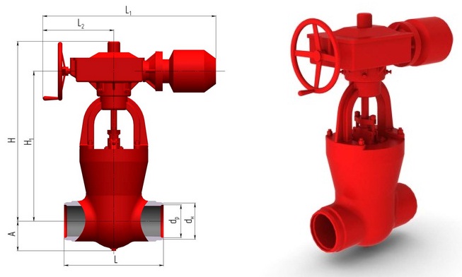 Задвижка 1015-150-Э