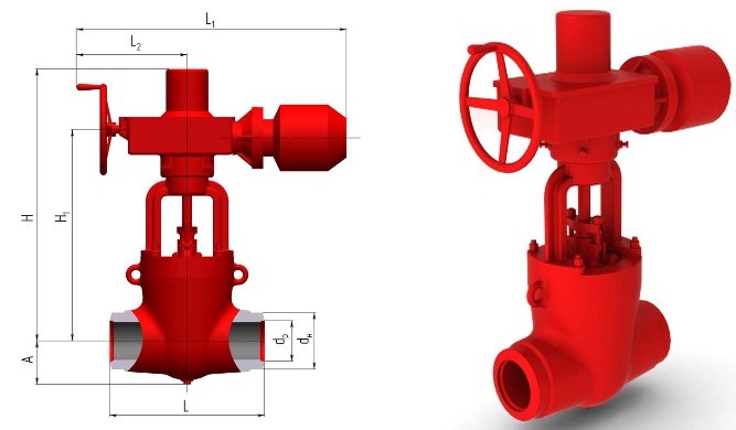 Задвижка 887-150-Э