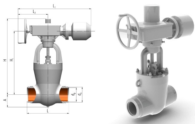 Задвижка 1012-175-Э