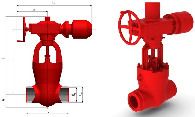 Задвижка 1013-200-Э