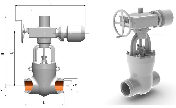 Задвижка 1012-225-Э