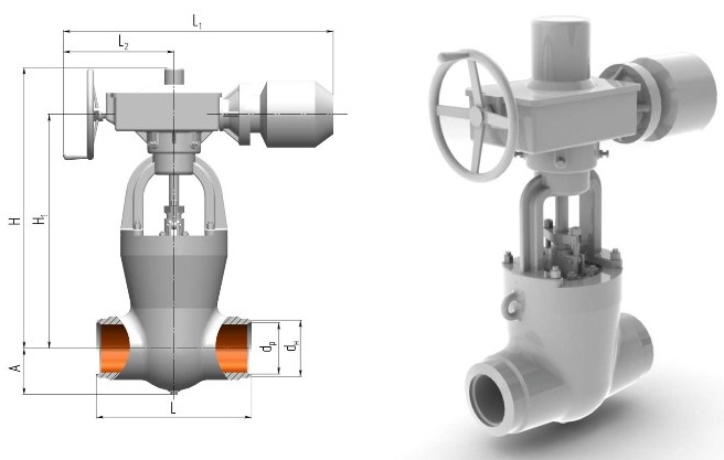 Задвижка 1307-225-Э
