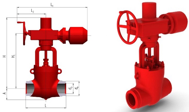 Задвижки 883-250-Э-01