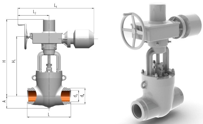 Задвижки 880-300-ЭА