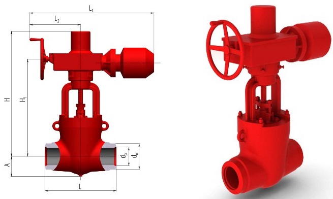 Задвижки 883-300-ЭА