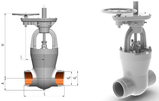 Задвижка 1012-225-ЦЗ