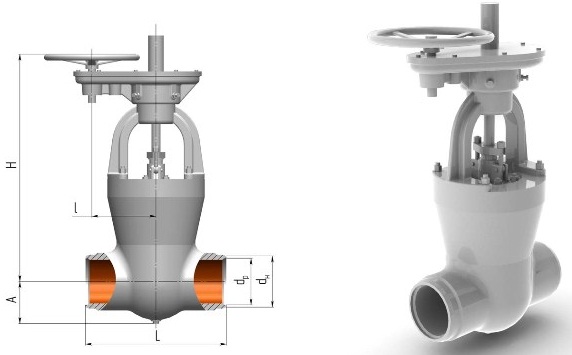 Задвижка 880-250-ЦЗ