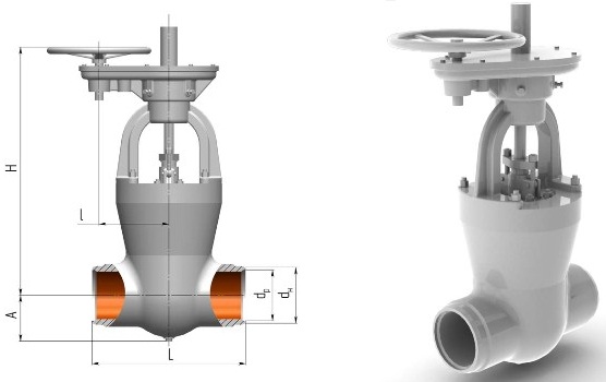 Задвижка 882-250-ЦЗ
