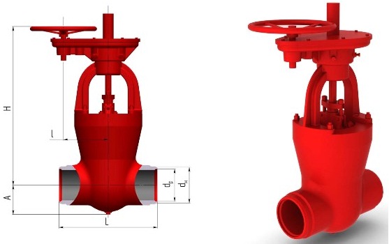 Задвижка 883-250-ЦЗ-02