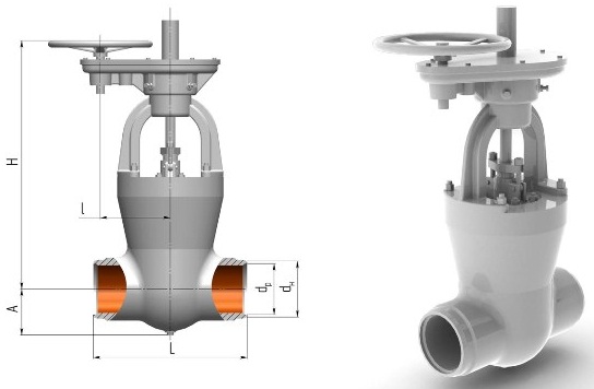 Задвижка 880-300-ЦЗА
