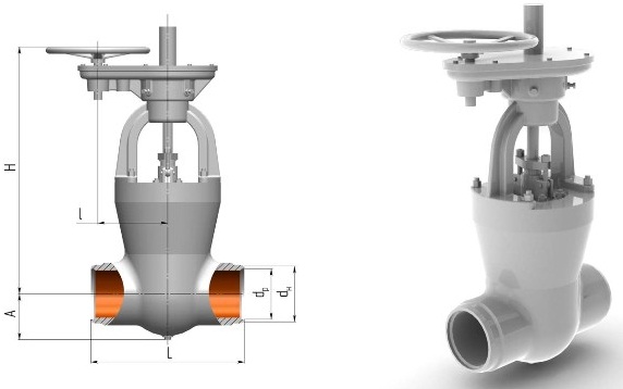 Задвижка 882-300-ЦЗА
