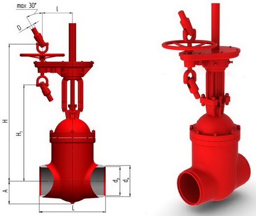 Задвижка 850-350-ЦЗ
