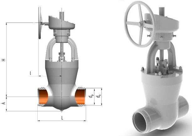 Задвижка 1012-225-КЗ