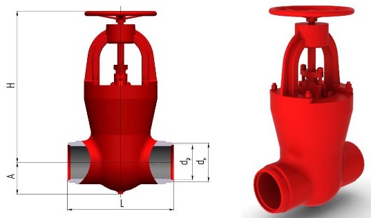 Задвижка 883-250-КЗ-01