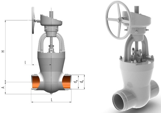 Задвижка 882-300-КЗА