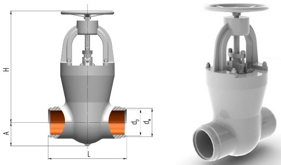 Задвижка 1120-100-M-01