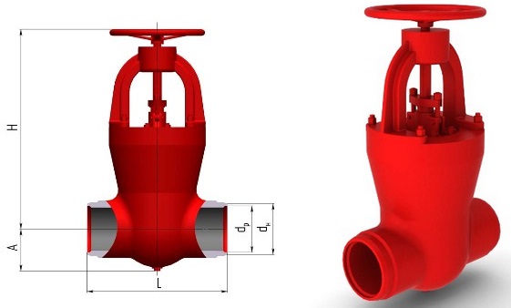 Задвижка 1123-100-M