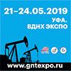 Логотип выставки «Газ. Нефть. Технологии. Уфа 2019»