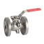 Кран шаровой полнопроходной RUSHWORK 7528 нерж. сталь фланцевый с ISO-фланцем