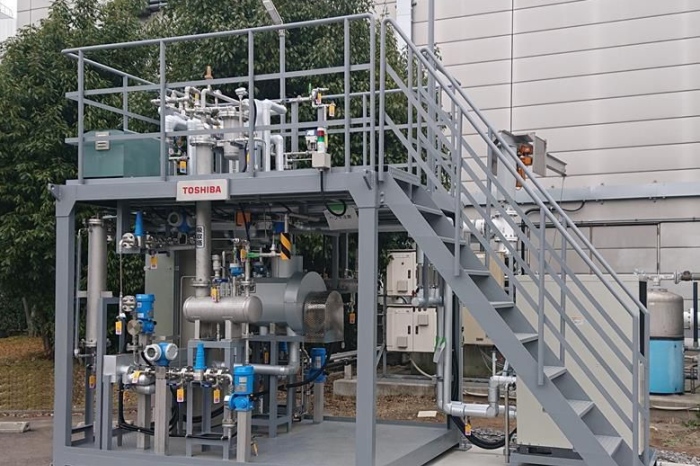 Toshiba ESS разработала установку для улавливания и утилизации углекислого газа