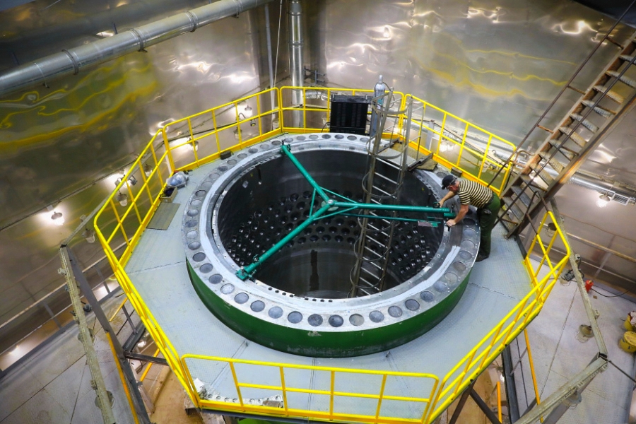 На «Атоммаше» началась контрольная сборка корпуса реактора для АЭС «Аккую»