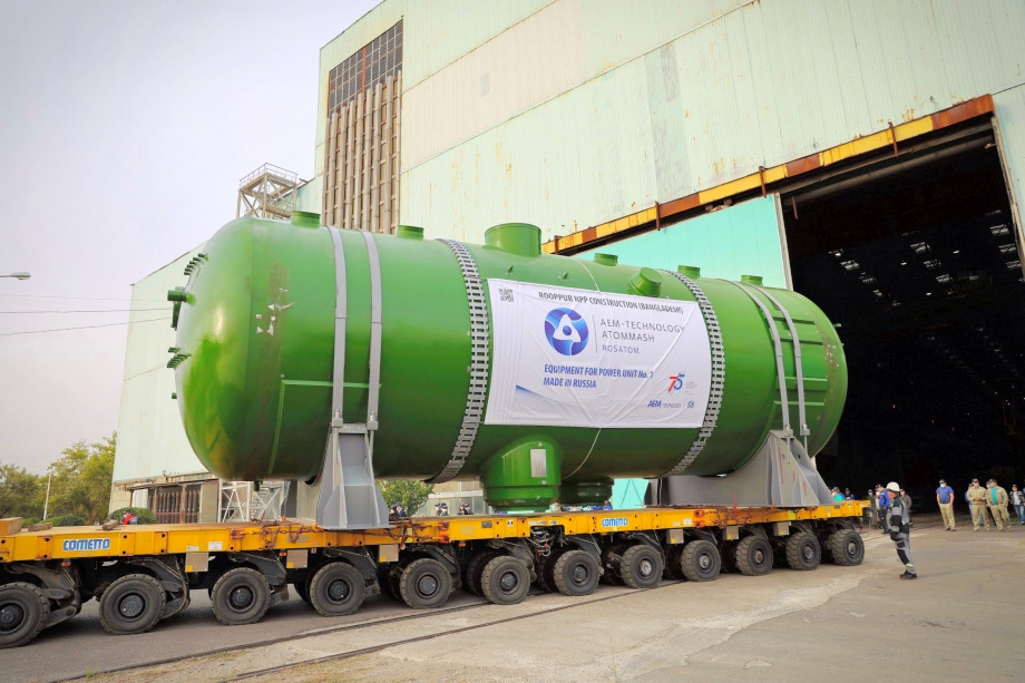Завод «Атоммаш» продолжает поставку оборудования для АЭС «Руппур»