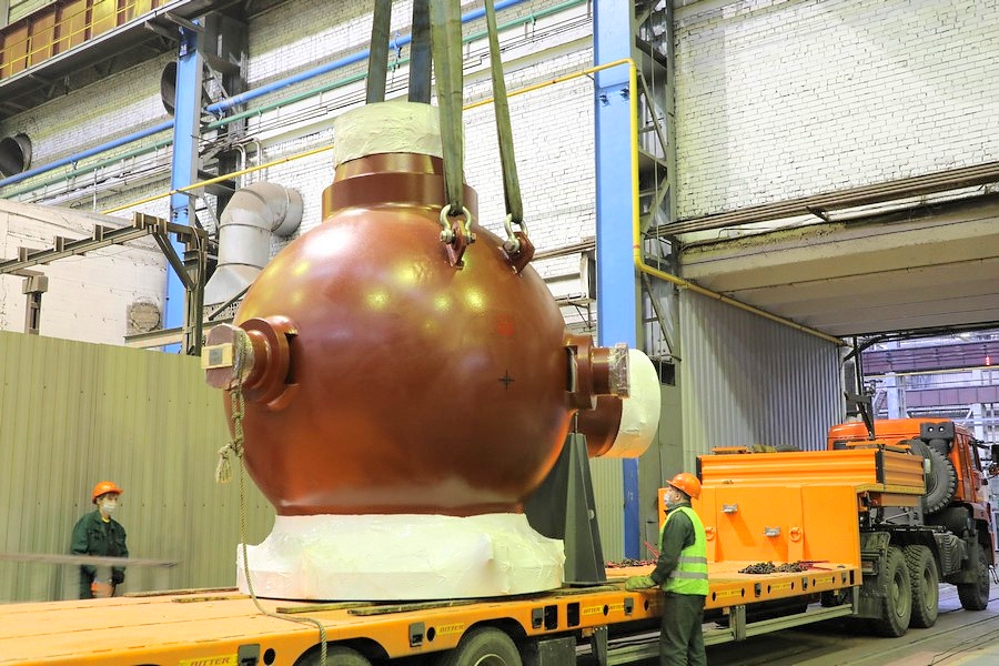 «Петрозаводскмаш» выполнил поставку первого корпуса главного циркуляционного насосного агрегата для АЭС «Руппур»