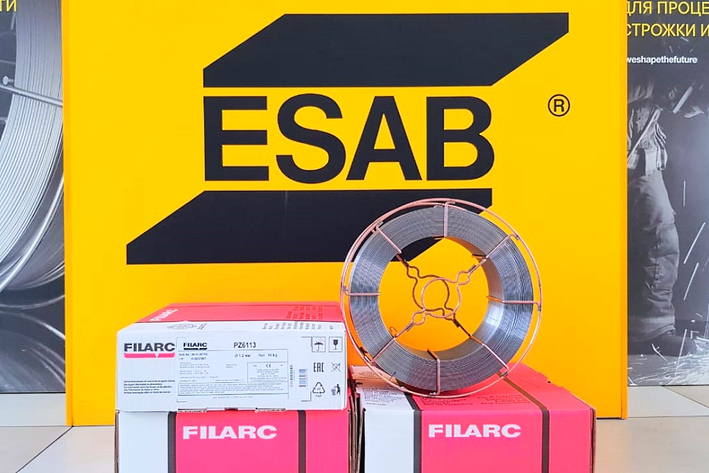 Компания ESAB локализовала производство рутиловой порошковой проволоки Filarc PZ6113 в Санкт-Петербурге