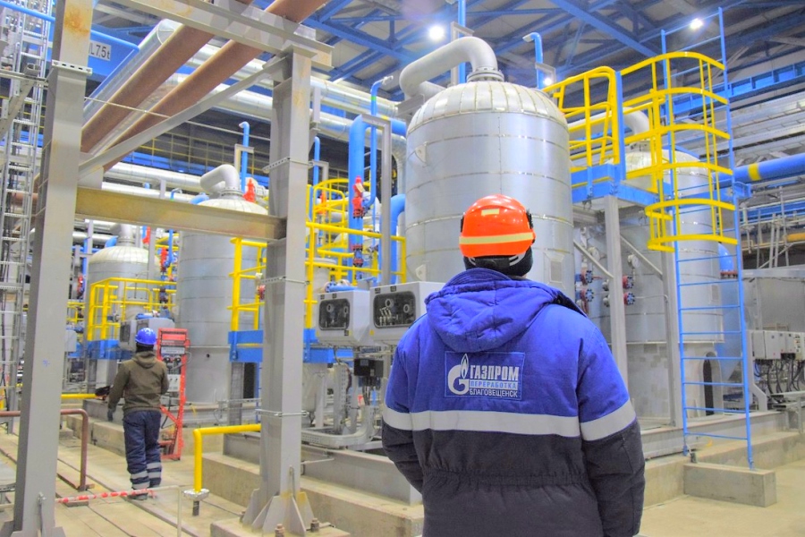 Амурский газоперерабатывающий завод выполнил пробный пуск воздушного компрессора