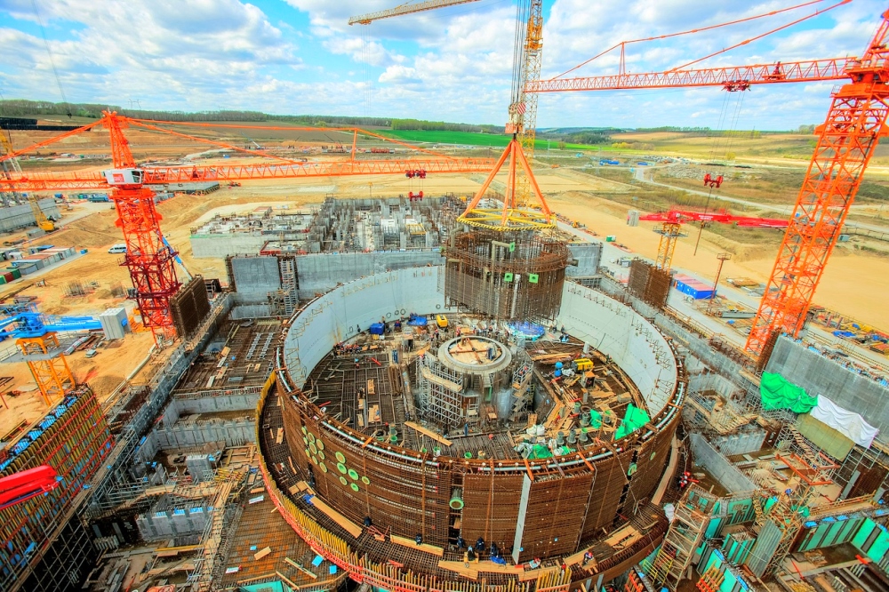 На Курской АЭС-2 проведен монтаж каркаса здания турбины первого блока