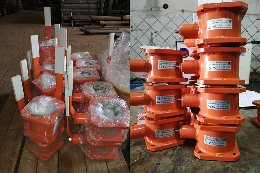«ГЭСС-пром» поставил шаровые краны по заказу завода специализированной техники