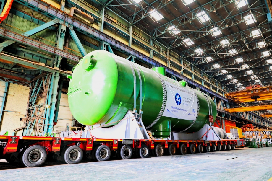 «Атоммаш» начал поставку парогенераторов на площадку энергоблока № 2 АЭС «Аккую»