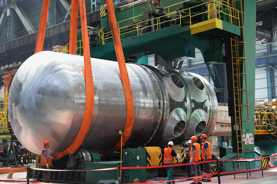 Завод «Атоммаш» начал сварку замыкающего шва на корпусе реактора ВВЭР-1000 для АЭС «Куданкулам»