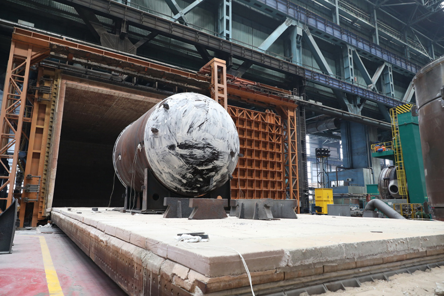 На заводе «Атоммаш» изготовили нижний полукорпус реактора для АЭС «Тяньвань» в Китае
