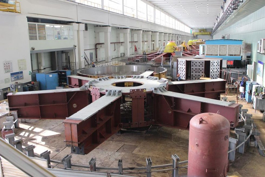 На Воткинской ГЭС проводят модернизацию оборудования гидроагрегата № 10