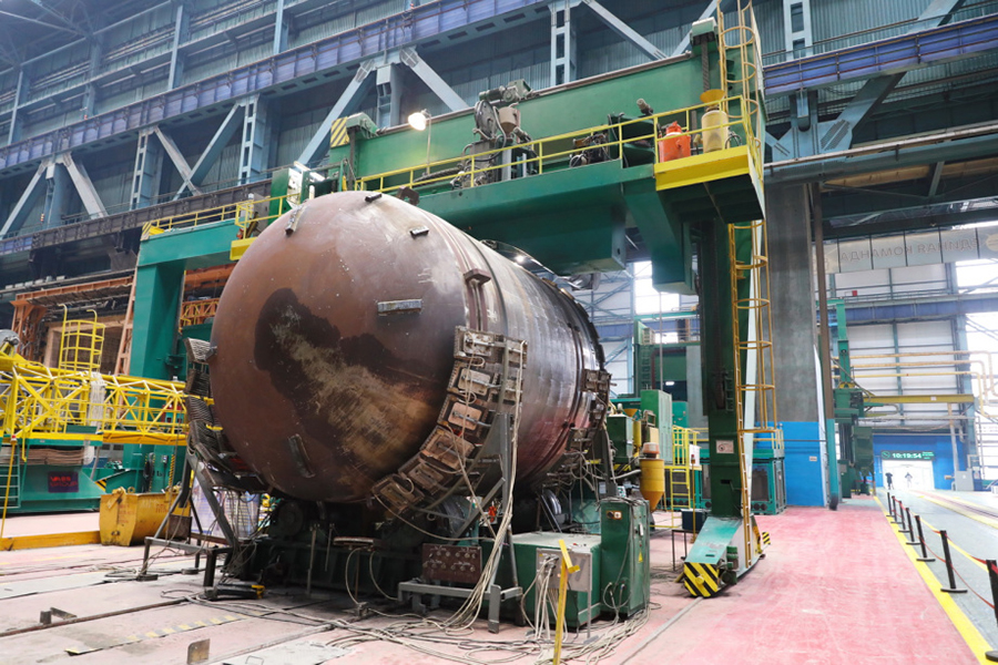 «Атоммаш» изготовил нижний полукорпус реактора для блока № 8 Тяньваньской АЭС