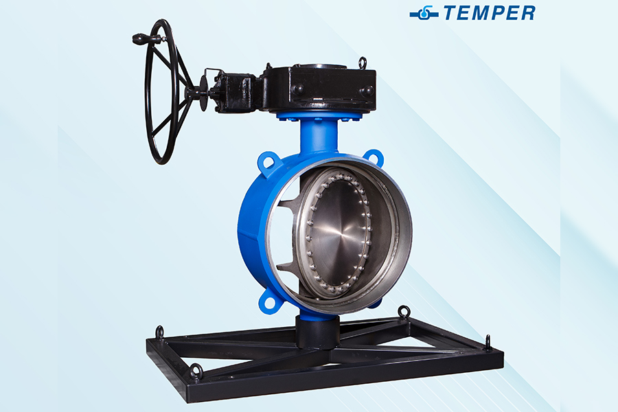 Завод &laquo;ТЕМПЕР&raquo; представил новую серию надежных трёхэксцентриковых поворотно-дисковых затворов.