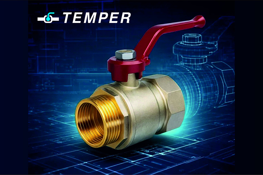 Завод «ТЕМПЕР» представил BIM-модели латунных шаровых кранов