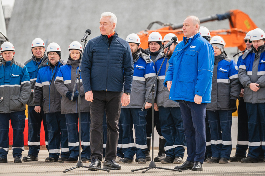 Алексей Миллер и Сергей Собянин дали официальный старт строительству двух новых энергоблоков на ТЭЦ-25 и ТЭЦ-26