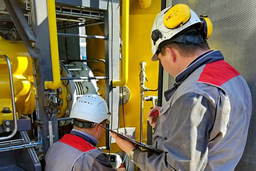 На Астраханской ПГУ-110 провели технический аудит компрессорной установки топливного газа