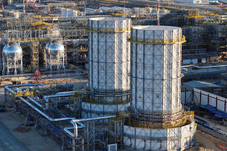 На Амурском газохимическом комплексе состоялся запуск закрытой факельной системы