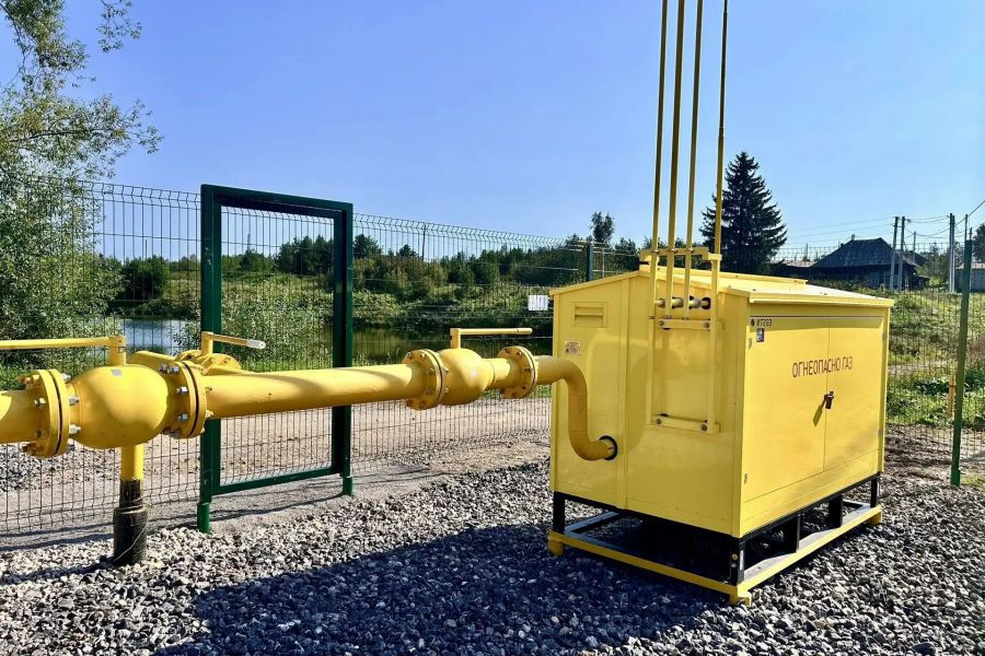 Газификация села Рудянское в Свердловской области полностью завершена на два года раньше запланированного срока