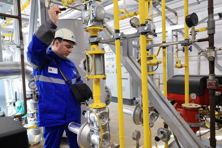 В поселке Турдеевск запустили в работу новую автоматизированную газовую котельную мощностью 4 МВт